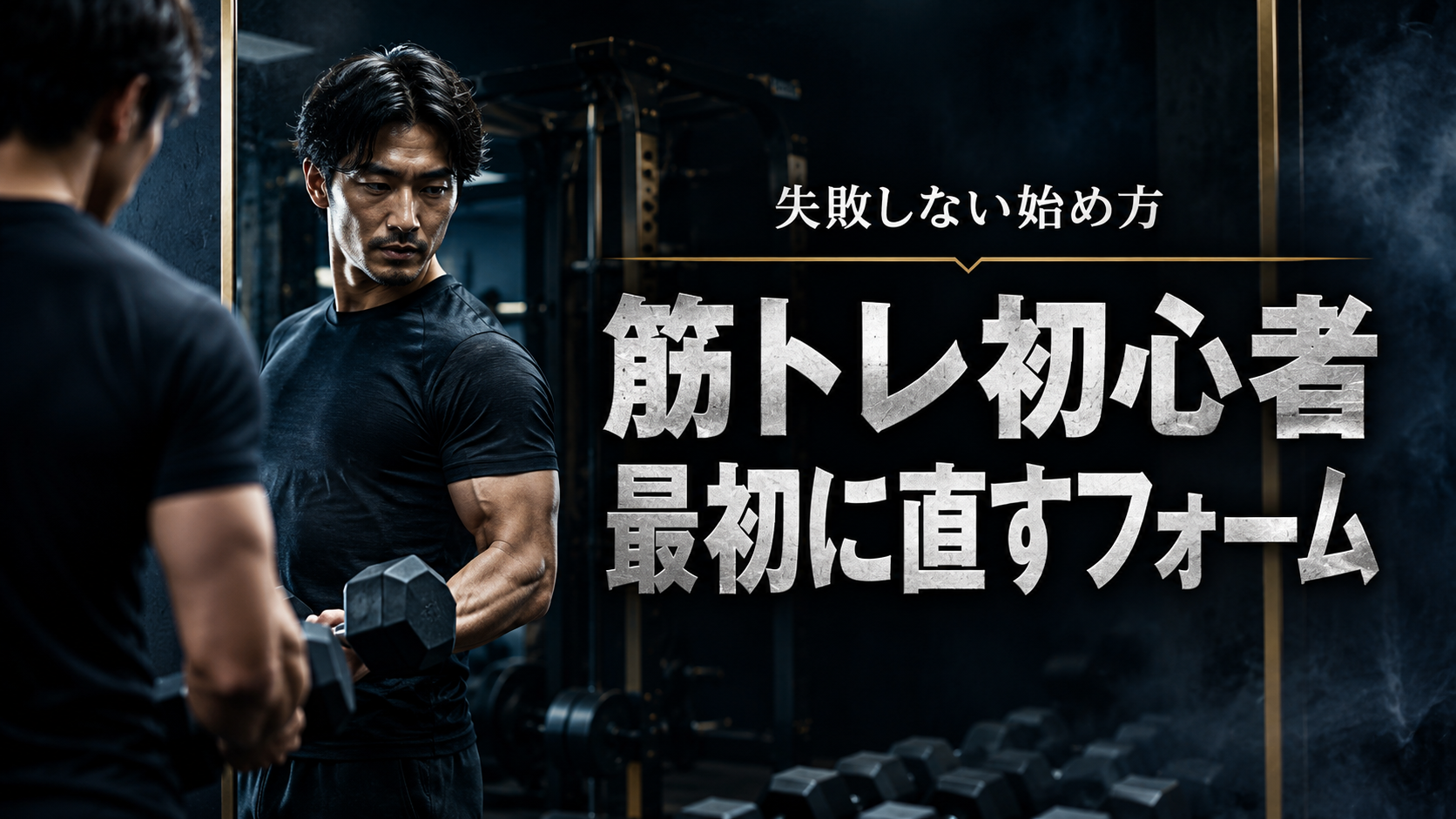 筋トレ始め方で失敗しない|初心者が最初に修正すべきフォーム
