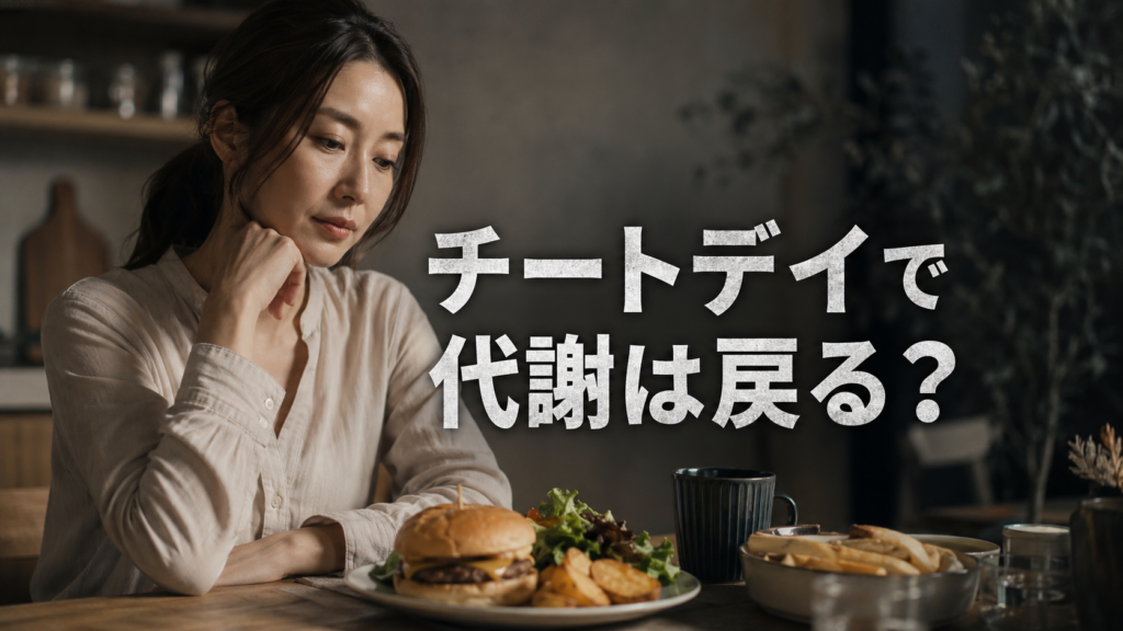 「チートデイ」は本当に代謝を戻すのか