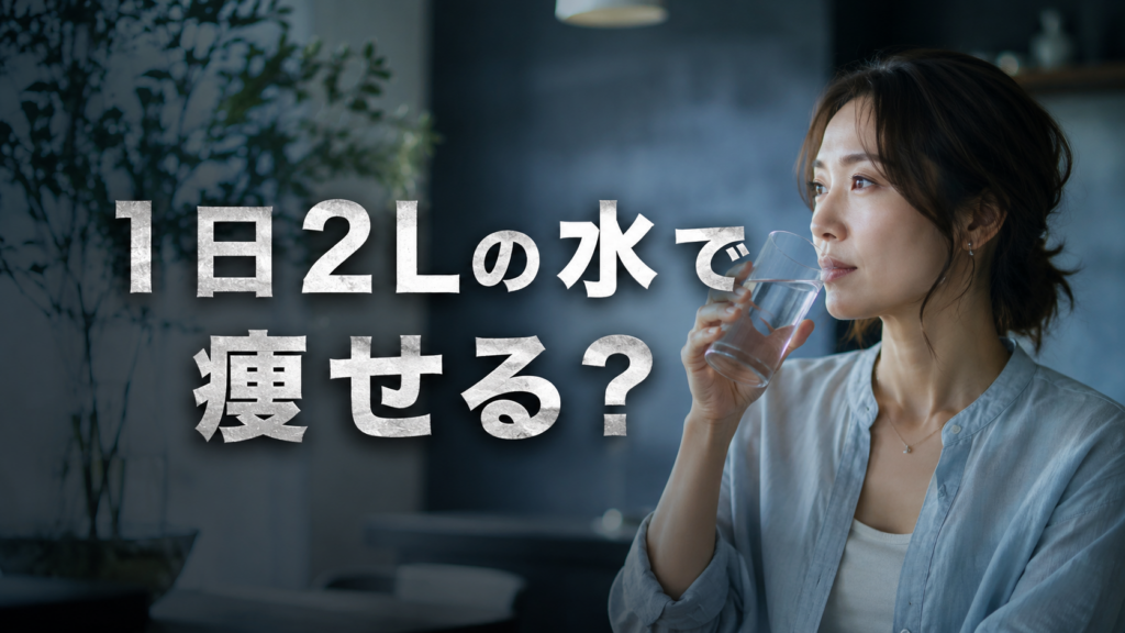 水を1日2リットル飲むと痩せるは本当か