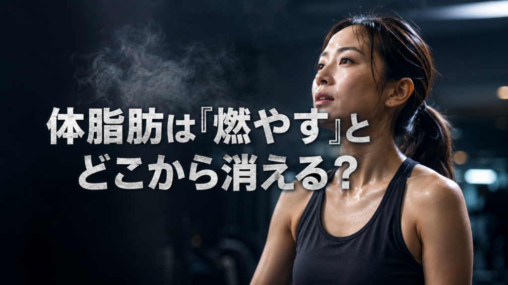 体脂肪は「燃やす」とどこから消えるのか