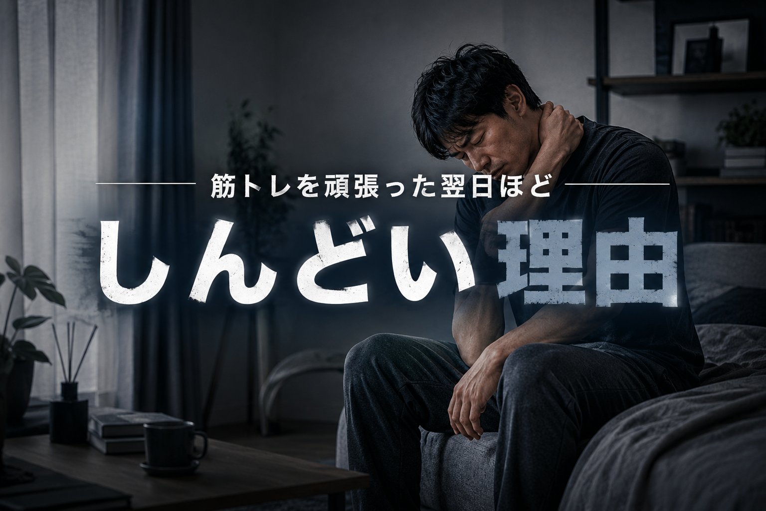 頑張って筋トレした日ほど、翌日しんどくなる理由