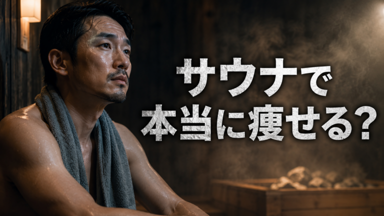 サウナで本当に痩せる？汗と体脂肪の関係を整理