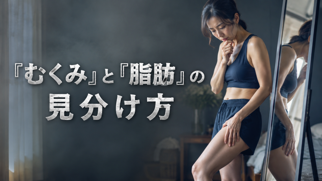 「むくみ」と「脂肪」の見分け方