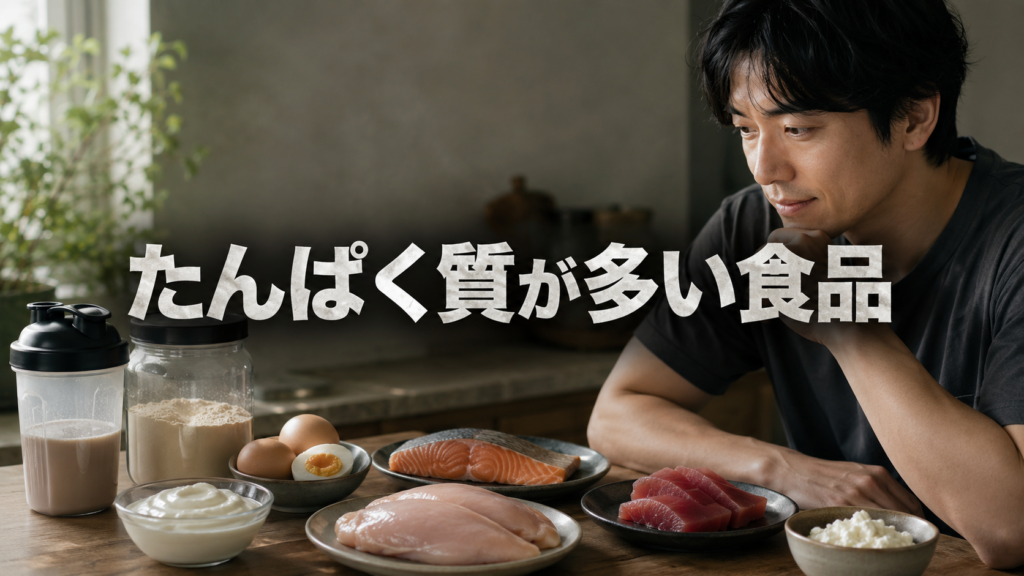 たんぱく質が多い食品一覧