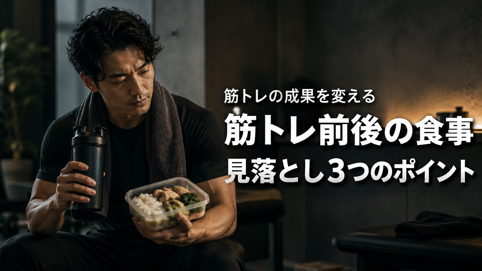筋トレ前後の食事で結果が出ない人が見落とす3つのポイント