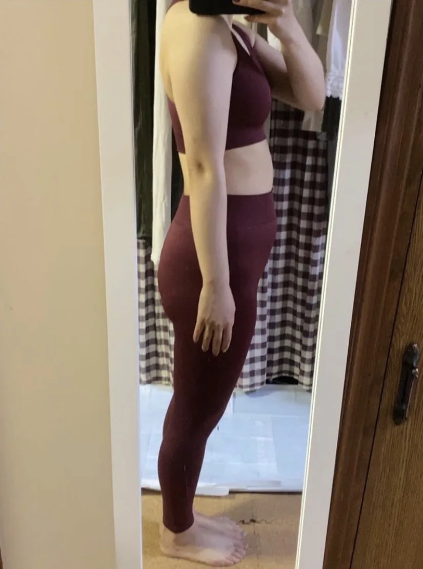 女性・お腹まわりの1ヶ月後アフター写真(−3.8kg)