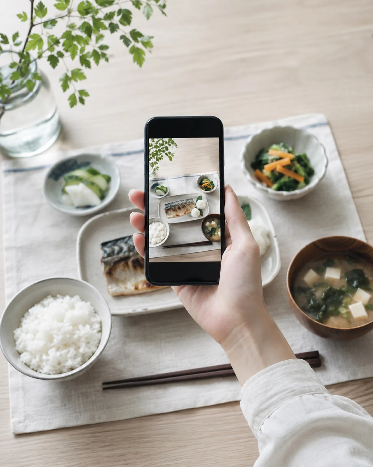 LINEで食事写真を送るだけの食事管理サポート